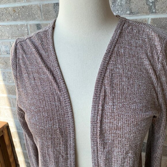 AEROPOSTALE CAPE JUBY Cardigan Sweater Open Front Pocket Knit M Medium Women - Picture 2 of 6